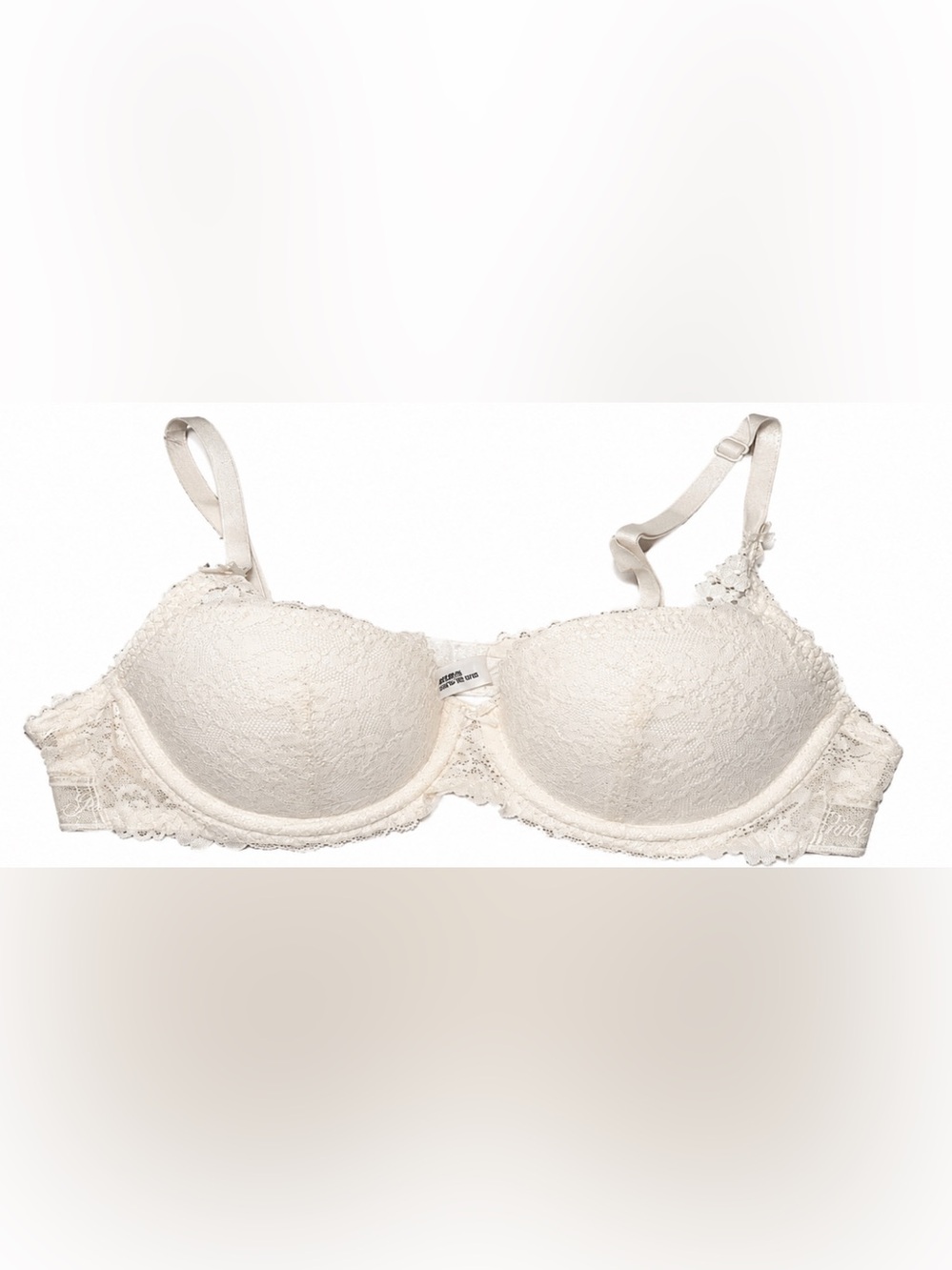 PINK WINK PUSH-UP BALCONETTE BRA Size 32B